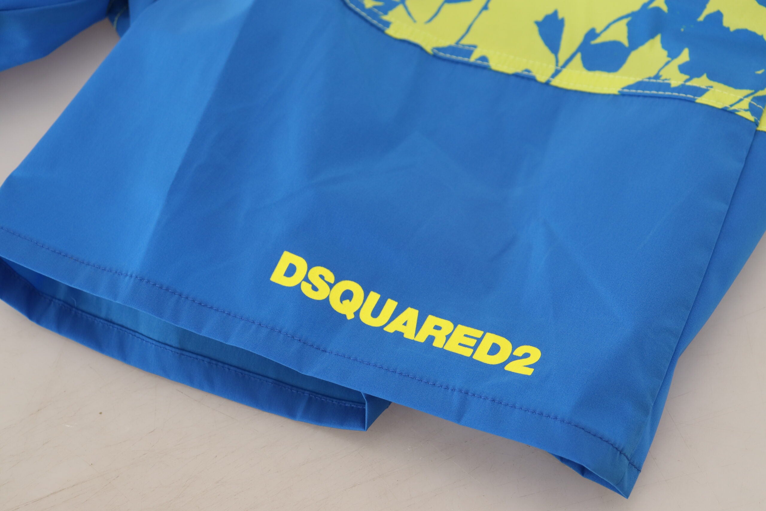 Dsquared² Zarif Mavi Yeşil Deniz Şortu Boxer